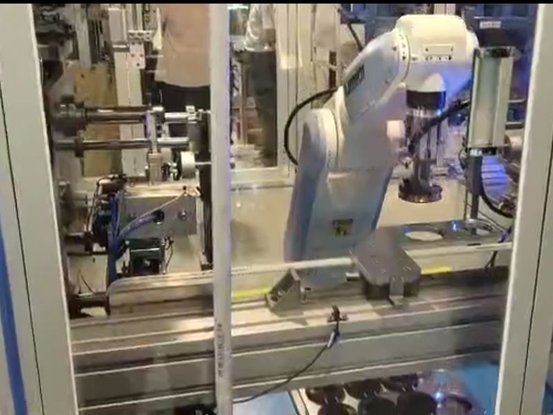 机械臂上料绕线CCD检测